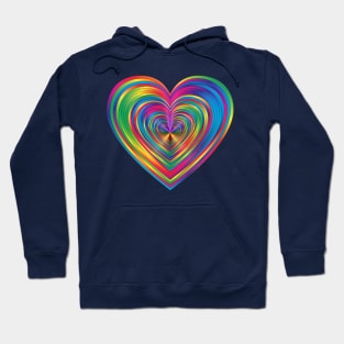 Colorful Prismatic Chromatic Rainbow Psychedelic Hoodie